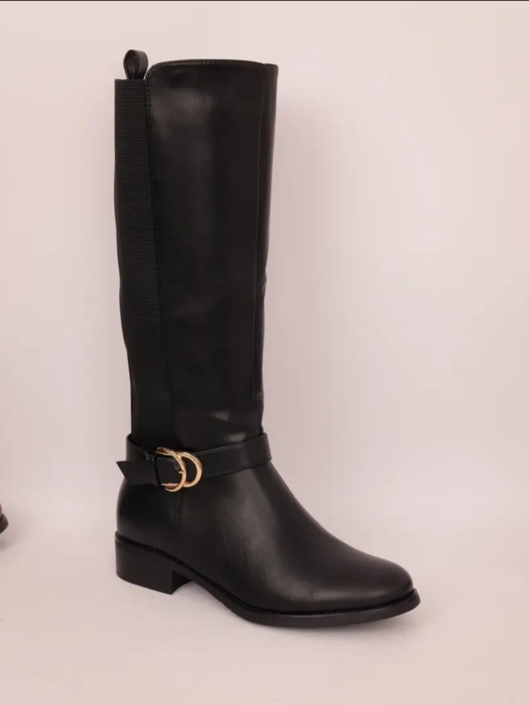 DM-Y32,Bottes àpartie avant en simili et arrière élastique