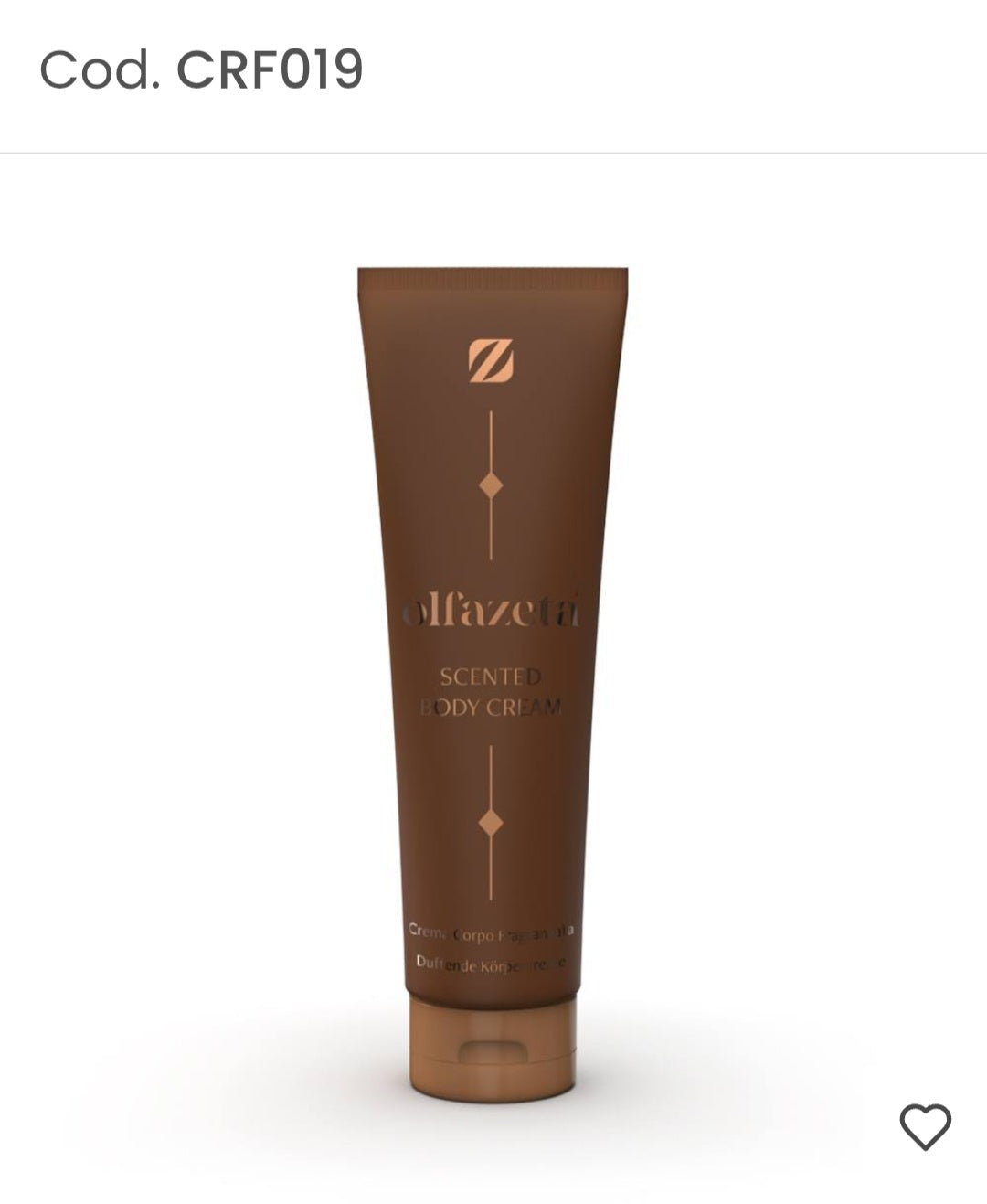 Crème corporelle parfumée